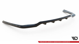 Mittlerer Cup Diffusor Heck Ansatz DTM Look passend für Kia Sorento Mk4 schwarz Hochglanz