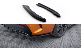 Heck Ansatz Flaps Diffusor V.1 für BMW 4er M440i G22 / G23 / G22 FL / G23 FL schwarz Hochglanz