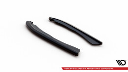 Heck Ansatz Flaps Diffusor V.1 für BMW 4er M440i G22 / G23 / G22 FL / G23 FL schwarz Hochglanz