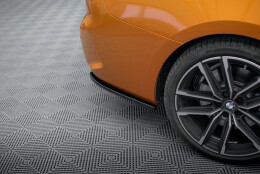 Heck Ansatz Flaps Diffusor V.1 passend für BMW 4er M440i G22 / G23 / G22 Facelift / G23 Facelift schwarz Hochglanz