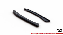 Heck Ansatz Flaps Diffusor V.1 passend für BMW 4er M440i G22 / G23 / G22 Facelift / G23 Facelift schwarz Hochglanz