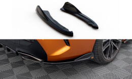 Heck Ansatz Flaps Diffusor V.2 passend für BMW 4er M440i G22 / G23 / G22 Facelift / G23 Facelift schwarz Hochglanz