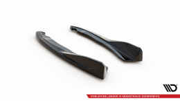 Heck Ansatz Flaps Diffusor V.2 passend für BMW 4er M440i G22 / G23 / G22 Facelift / G23 Facelift schwarz Hochglanz