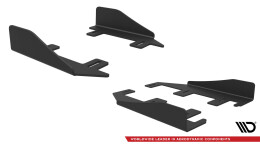 Seitenschweller Flaps für Audi S3 / A3 S-Line Limousine 8V schwarz Hochglanz