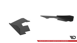 Hintere Seiten Flaps für Audi S3 Limousine 8V schwarz Hochglanz