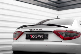 Heck Spoiler Aufsatz Abrisskante passend für Maserati Granturismo S Mk1 schwarz Hochglanz