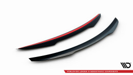 Heck Spoiler Aufsatz Abrisskante passend für Maserati Granturismo S Mk1 schwarz Hochglanz