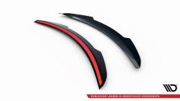 Heck Spoiler Aufsatz Abrisskante passend für Maserati Granturismo S Mk1 schwarz Hochglanz