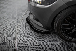 Front Stoßstange Flaps für Ford Mustang GT Mk6  schwarz Hochglanz