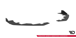 Front Stoßstange Flaps für Ford Mustang GT Mk6  schwarz Hochglanz
