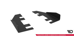Hintere Seiten Flaps für Ford Mustang GT Mk6  schwarz Hochglanz