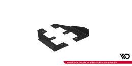 Seitenschweller Flaps für Ford Mustang GT Mk6  schwarz Hochglanz