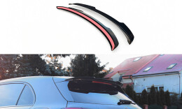 Heck Spoiler Aufsatz Abrisskante passend für Mercedes-Benz A AMG-Line Hatchback W177 schwarz Hochglanz