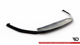 Cup Spoilerlippe Front Ansatz V.7 passend für VW Golf GTI / GTE / GTD / R-Line Mk8 schwarz Hochglanz