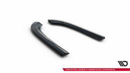 Heck Ansatz Flaps Diffusor passend für Dodge Durango SRT Mk3 schwarz Hochglanz