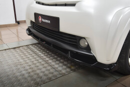 Cup Spoilerlippe Front Ansatz passend für Toyota IQ schwarz Hochglanz