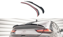 Heck Spoiler Aufsatz Abrisskante passend für Hyundai I30 Fastback N-Line Mk3 schwarz Hochglanz