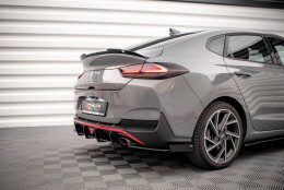 Heck Spoiler Aufsatz Abrisskante passend für Hyundai I30 Fastback N-Line Mk3 schwarz Hochglanz