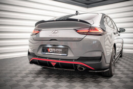 Heck Spoiler Aufsatz Abrisskante passend für Hyundai I30 Fastback N-Line Mk3 schwarz Hochglanz