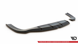 Heck Ansatz Flaps Diffusor für Hyundai I30 Fastback N-Line Mk3 FL schwarz Hochglanz