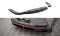 Heck Ansatz Flaps Diffusor passend für Hyundai I30 Fastback N-Line Mk3 Facelift schwarz Hochglanz