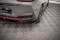 Heck Ansatz Flaps Diffusor passend für Hyundai I30 Fastback N-Line Mk3 Facelift schwarz Hochglanz