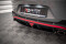 Heck Ansatz Flaps Diffusor passend für Hyundai I30 Fastback N-Line Mk3 Facelift schwarz Hochglanz