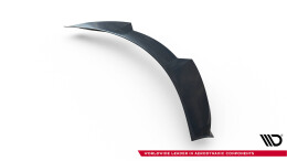 Heck Spoiler Aufsatz Abrisskante 3D passend für Tesla Model S Plaid Mk1 Facelift schwarz Hochglanz