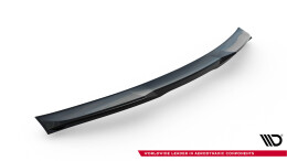 Heck Spoiler Aufsatz Abrisskante 3D passend für Tesla Model S Plaid Mk1 Facelift schwarz Hochglanz