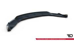 Cup Spoilerlippe Front Ansatz V.2 passend für Tesla Model S Plaid Mk1 Facelift schwarz Hochglanz