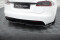 Mittlerer Cup Diffusor Heck Ansatz V.2 passend für Tesla Model S Plaid Mk1 Facelift schwarz Hochglanz