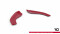 Cup Spoilerlippe Front Ansatz Flaps passend für VW Golf GTI Mk7 FL rot Hochglanz