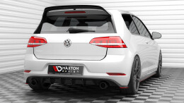 Heck Ansatz Flaps Diffusor V.2 für Volkswagen Golf GTI Mk7 Facelift schwarz Hochglanz