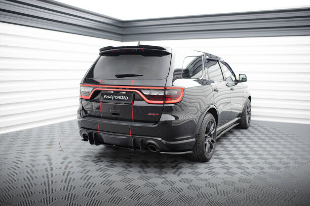 Street Pro Heckschürze Heck Ansatz Diffusor passend für Dodge Durango SRT Mk3 rot