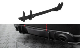 Street Pro Heckschürze Heck Ansatz Diffusor passend für Dodge Durango SRT Mk3 rot