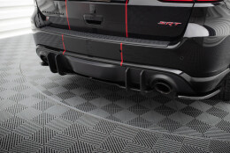 Street Pro Heckschürze Heck Ansatz Diffusor passend für Dodge Durango SRT Mk3 rot