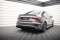 Heck Ansatz Diffusor + Endrohre chrom passend für Audi A3 S-Line Limousine 8Y schwarz Hochglanz