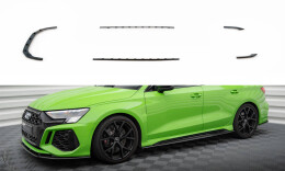 Carbon Bodykit Set Frotnspoiler Seitenschweller Heckansatz für Audi RS3 8Y Limousine