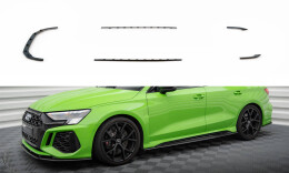 Carbon Bodykit Set Frotnspoiler Seitenschweller Heckansatz passend für Audi RS3 8Y Limousine
