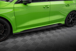 Carbon Bodykit Set Frotnspoiler Seitenschweller Heckansatz passend für Audi RS3 8Y Limousine