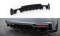 Heck Ansatz Diffusor passend für BMW 4er Coupe / Gran Coupe / Cabrio M-Paket F32 / F36 / F33 (Einzelauspuff li. re.) schwarz Hochglanz