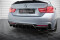 Heck Ansatz Diffusor passend für BMW 4er Coupe / Gran Coupe / Cabrio M-Paket F32 / F36 / F33 (Einzelauspuff li. re.) schwarz Hochglanz