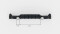 Heck Ansatz Diffusor passend für BMW 4er Coupe / Gran Coupe / Cabrio M-Paket F32 / F36 / F33 (Einzelauspuff li. re.) schwarz Hochglanz