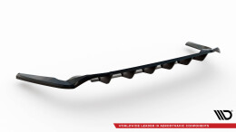Mittlerer Cup Diffusor Heck Ansatz DTM Look passend für Toyota RAV4 GR Sport Mk5 schwarz Hochglanz