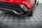 Mittlerer Cup Diffusor Heck Ansatz DTM Look passend für Toyota RAV4 GR Sport Mk5 schwarz Hochglanz