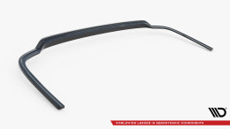 Mittlerer Cup Diffusor Heck Ansatz DTM Look passend für VW Caddy Maxi Mk5 schwarz Hochglanz