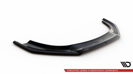 Cup Spoilerlippe Front Ansatz V.2 für VW Golf R Mk6 schwarz Hochglanz