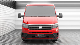 Cup Spoilerlippe Front Ansatz V.2 passend für VW Crafter Mk2 schwarz Hochglanz