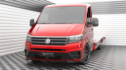 Cup Spoilerlippe Front Ansatz V.2 passend für VW Crafter Mk2 schwarz Hochglanz
