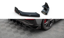 Heck Ansatz Flaps Diffusor V.4 + Flaps für Hyundai I30 N Hatchback Mk3 Facelift